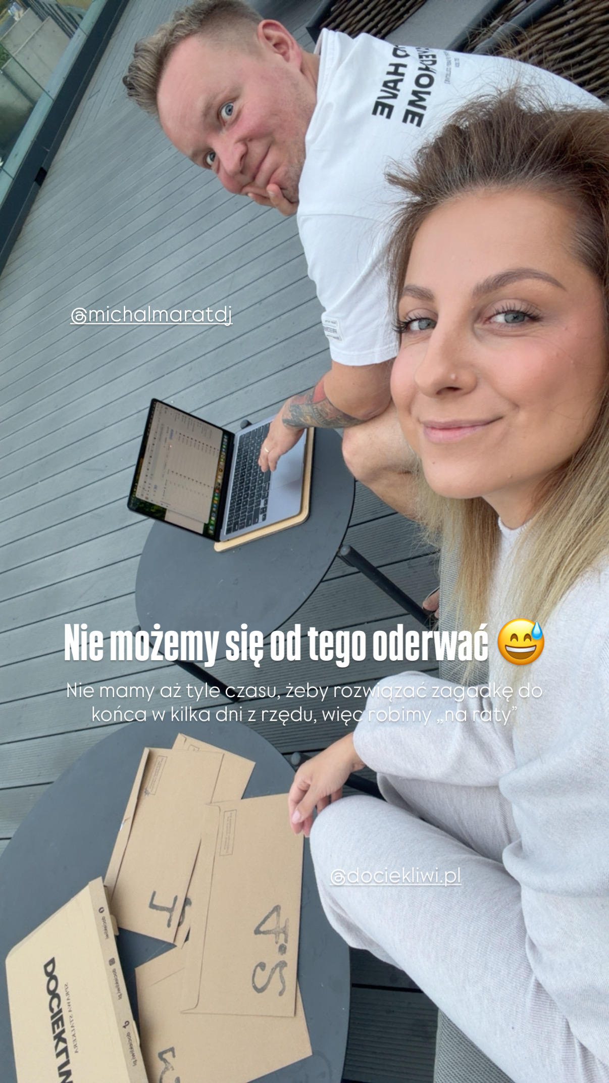 Zdjęcie z rozgrywki — Anna i Michał